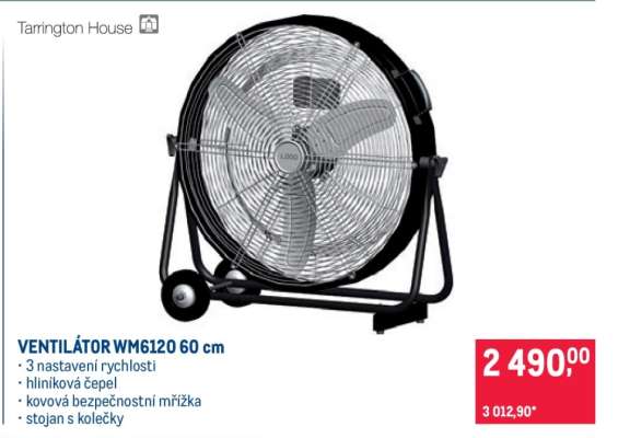 VENTILÁTOR WM6120 60 cm