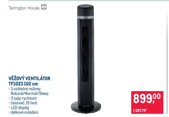 VĚŽOVÝ VENTILÁTOR TF1023 102 cm
