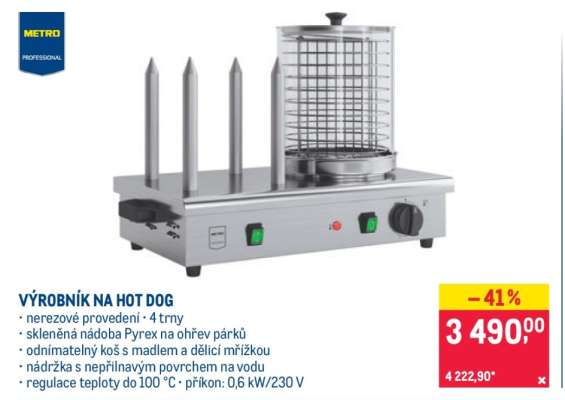 VÝROBNÍK NA HOT DOG