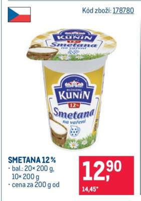 Smetana 12 %