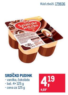 SRDÍČKO PUDINK
