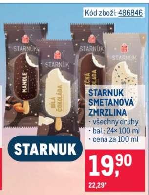 STARNUK SMETANOVÁ ZMRZLINA