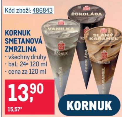 KORNUK SMETANOVÁ ZMRZLINA