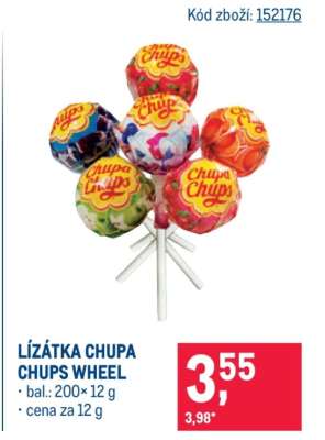 Lízátka Chupa Chups Wheel