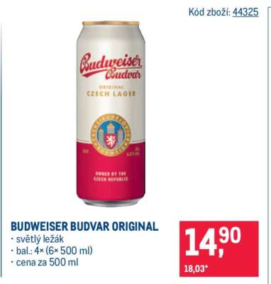 Budweiser Budvar original