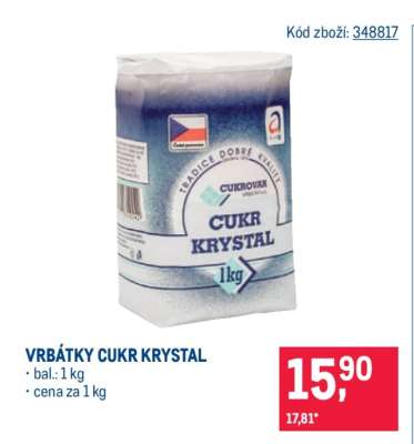 VRBÁTKY CUKR KRYSTAL