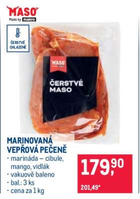 MARINOVANÁ VEPŘOVÁ PEČENĚ
