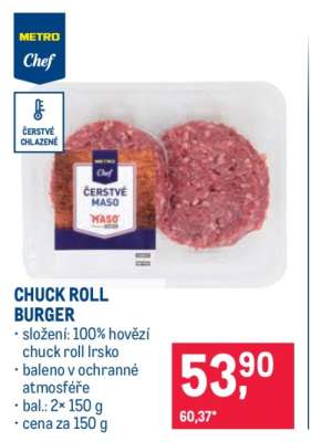 CHUCK ROLL BURGER