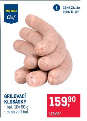Grilovací klobásky