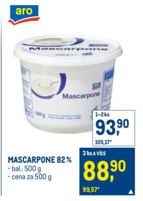 Mascarpone 82 %