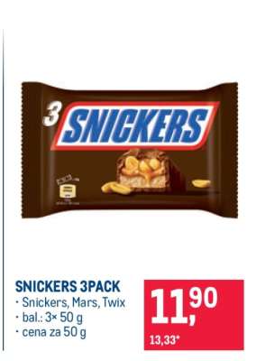 SNICKERS 3PACK