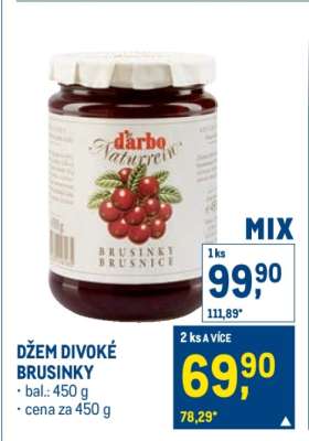 DŽEM DIVOKÉ BRUSINKY