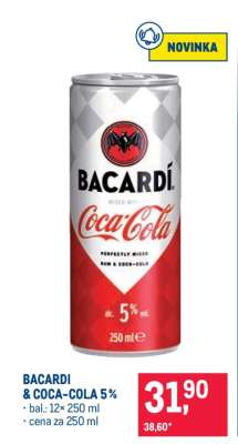 BACARDI & COCA-COLA 5 %