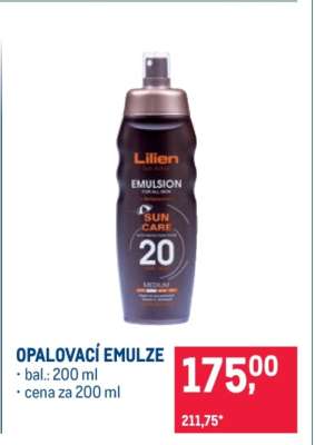 OPALOVACÍ EMULZE