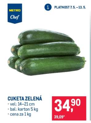 Cuketa zelená
