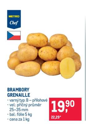 BRAMBORY GRENAILLE