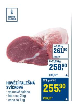 Hovězí falešná svíčková