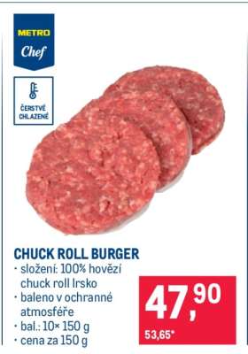 CHUCK ROLL BURGER