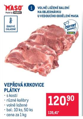 Vepřová krkovice plátky