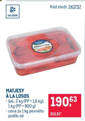 Matjesy à la losos