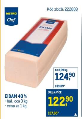 Eidam 40 %