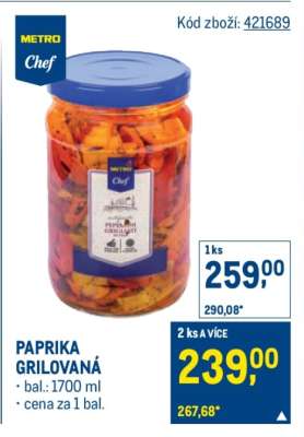 PAPRIKA GRILOVANÁ