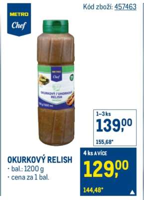 Okurkový relish