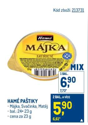 Hamé paštiky