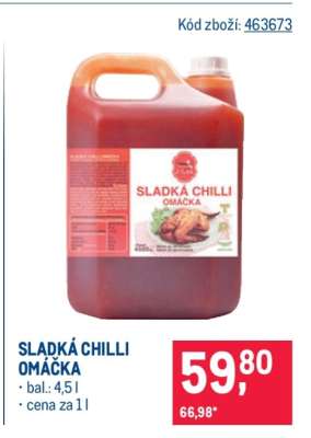 Sladká chilli omáčka