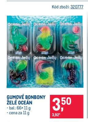 GUMOVÉ BONBONY ŽELÉ OCEÁN
