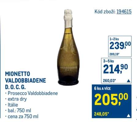 MIONETTO VALDOBBIADENE D.O.C.G.