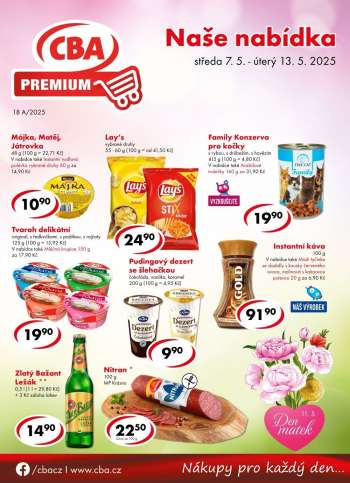 Leták CBA Premium - 7.5.2025 - 13.5.2025.