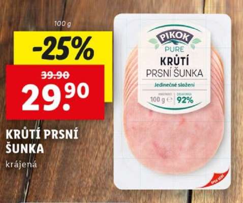 Pikok KRŮTÍ PRSNÍ ŠUNKA