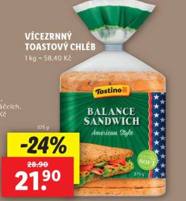 Tastino Balance Sandwich American Style