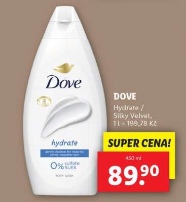 Dove Hydrate / Silky Velvet