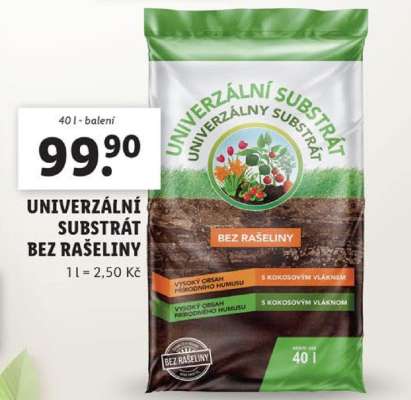 UNIVERZÁLNÍ SUBSTRÁT BEZ RAŠELINY