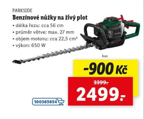 PARKSIDE Benzínové nůžky na živý plot