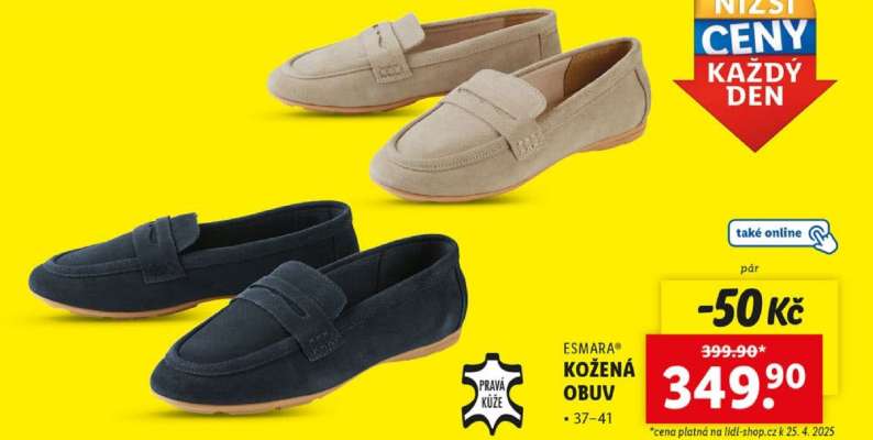 ESMARA® KOŽENÁ OBUV