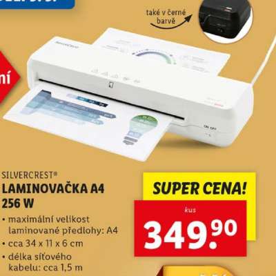 SILVERCREST Laminovačka A4 256 W