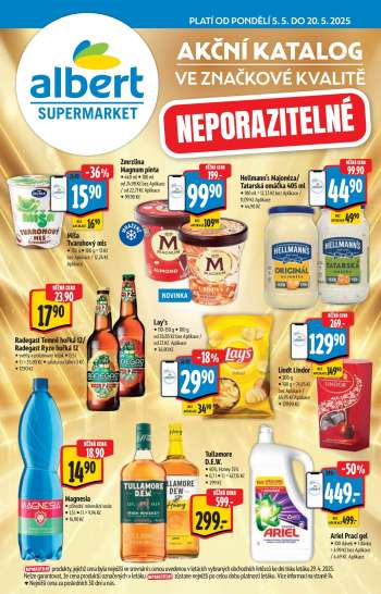 Leták Albert Supermarket - 5.5.2025 - 20.5.2025.