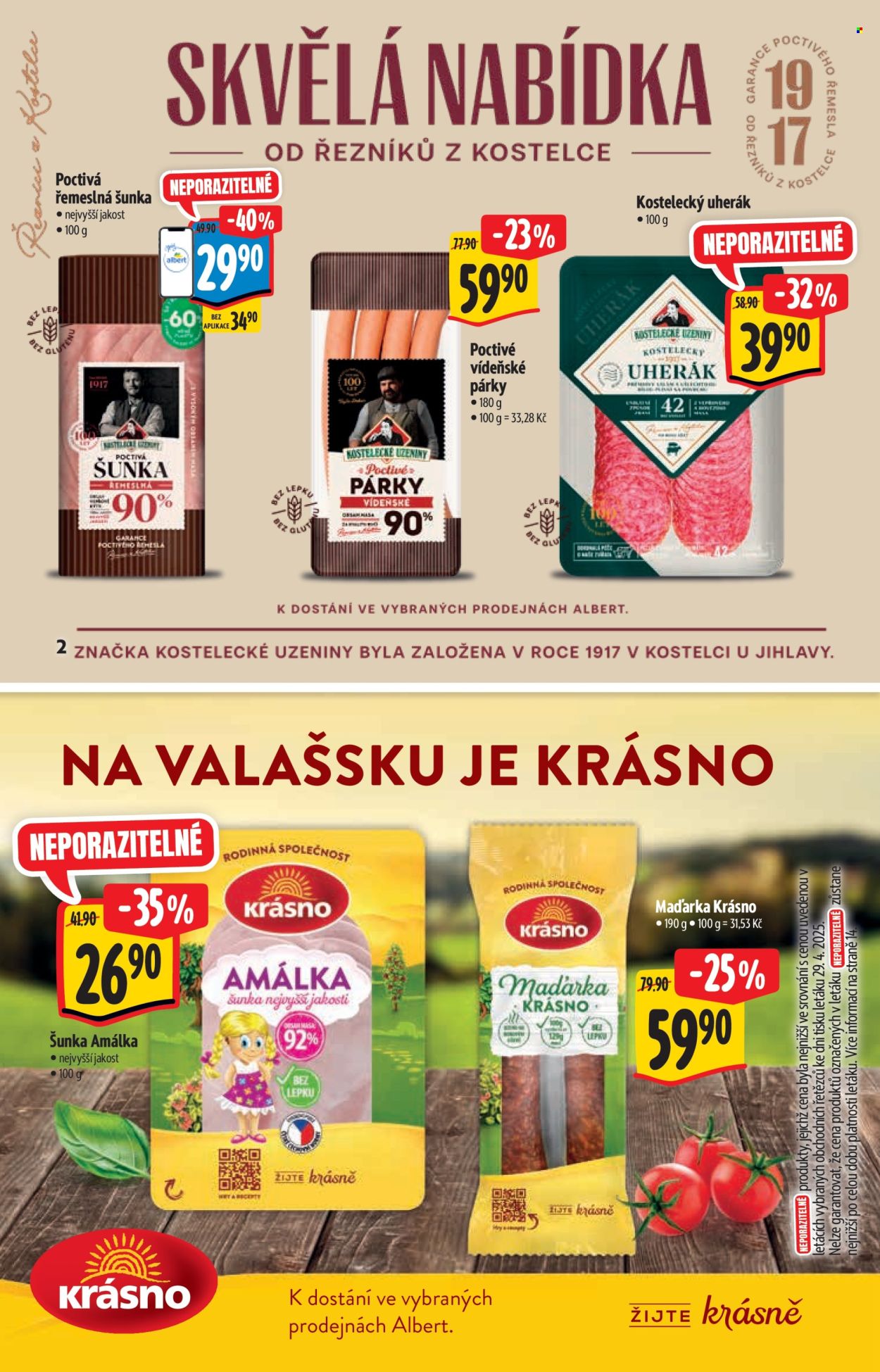 Leták Albert Supermarket - 5.5.2025 - 20.5.2025. Strana 1
