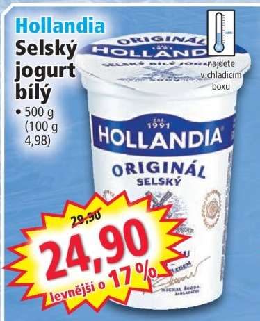 Hollandia Selský jogurt bílý