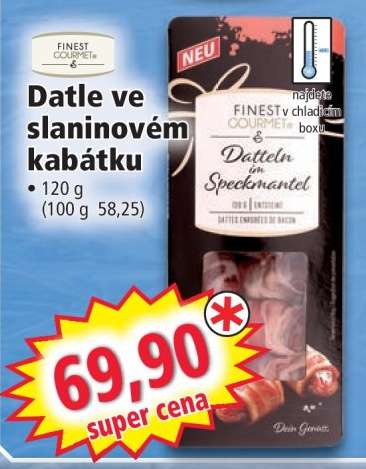 Datle ve slaninovém kabátku