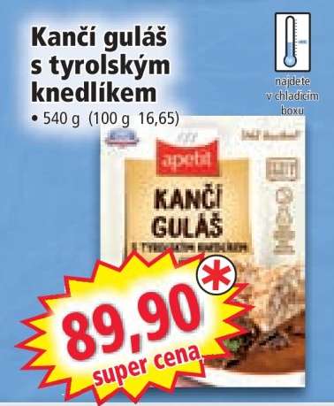Kančí guláš s tyrolským knedlíkem
