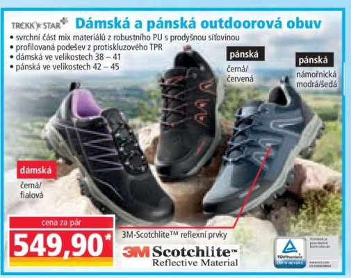 Dámská a pánská outdoorová obuv
