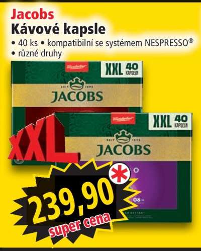 Jacobs kávové kapsle