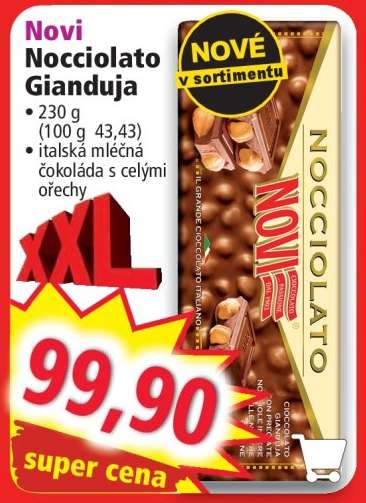 Novi Nocciolato Gianduja
