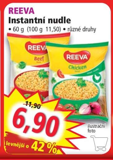 REEVA Instantní nudle