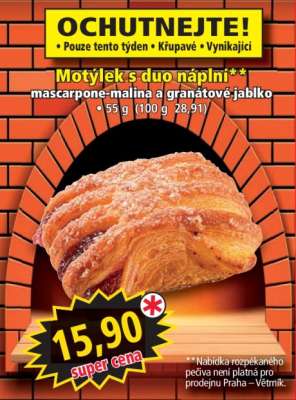 Motýlek s duo náplní