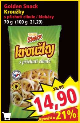 GOLDEN SNACK Kroužky